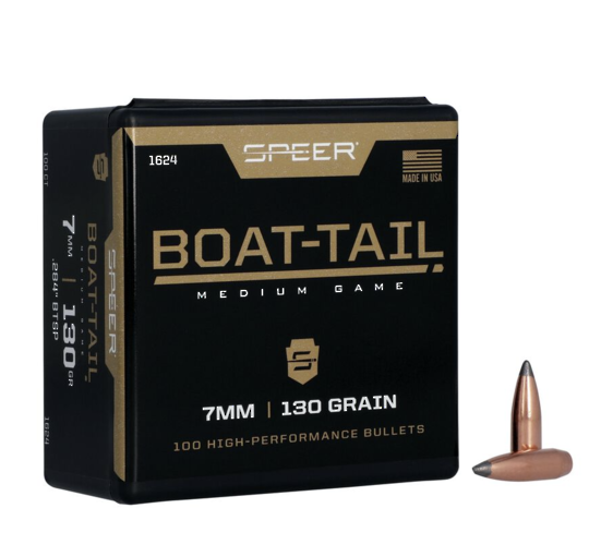 Speer 7mm .284 Boat-Tail 130gr BTSP #1624
